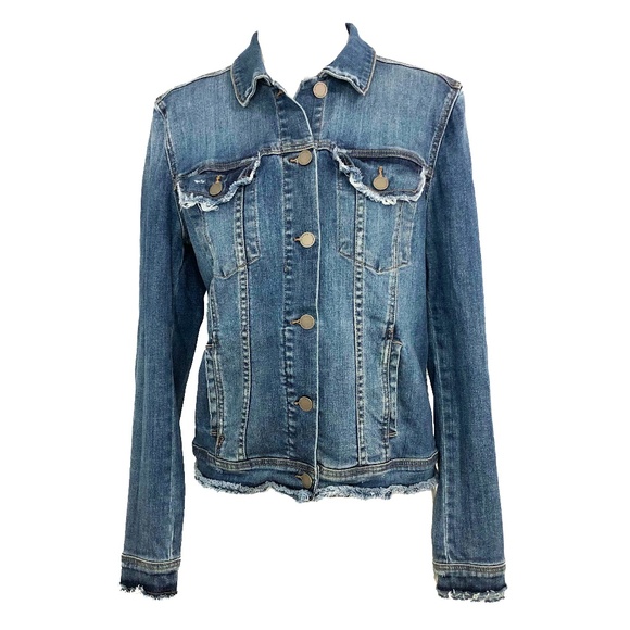 Articles Of Society Jackets & Blazers - Articles of Society Distressed Denim Jean Jacket in Newton Wash Size L